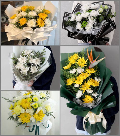 四川成都龙泉驿区柏合镇长松村白事花束代送